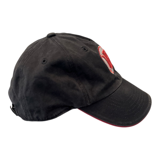 '47 Brand Women's Baseball Hall of Fame Adjustable Hat – Black & Red – Est. 1939 – One Size