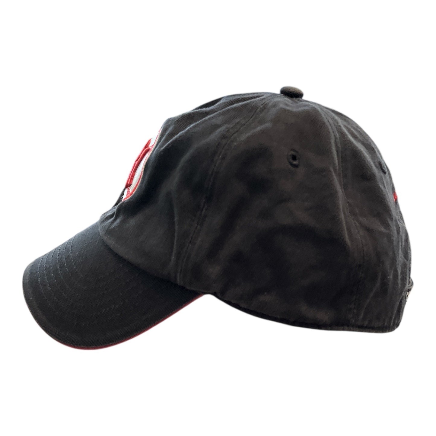 '47 Brand Women's Baseball Hall of Fame Adjustable Hat – Black & Red – Est. 1939 – One Size