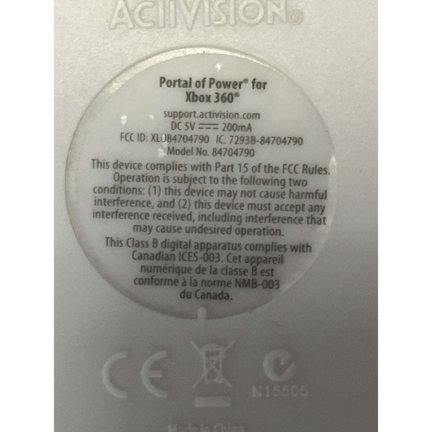 Skylanders Portal of Power Xbox 360 – Model 84704790 USB Wired Activision