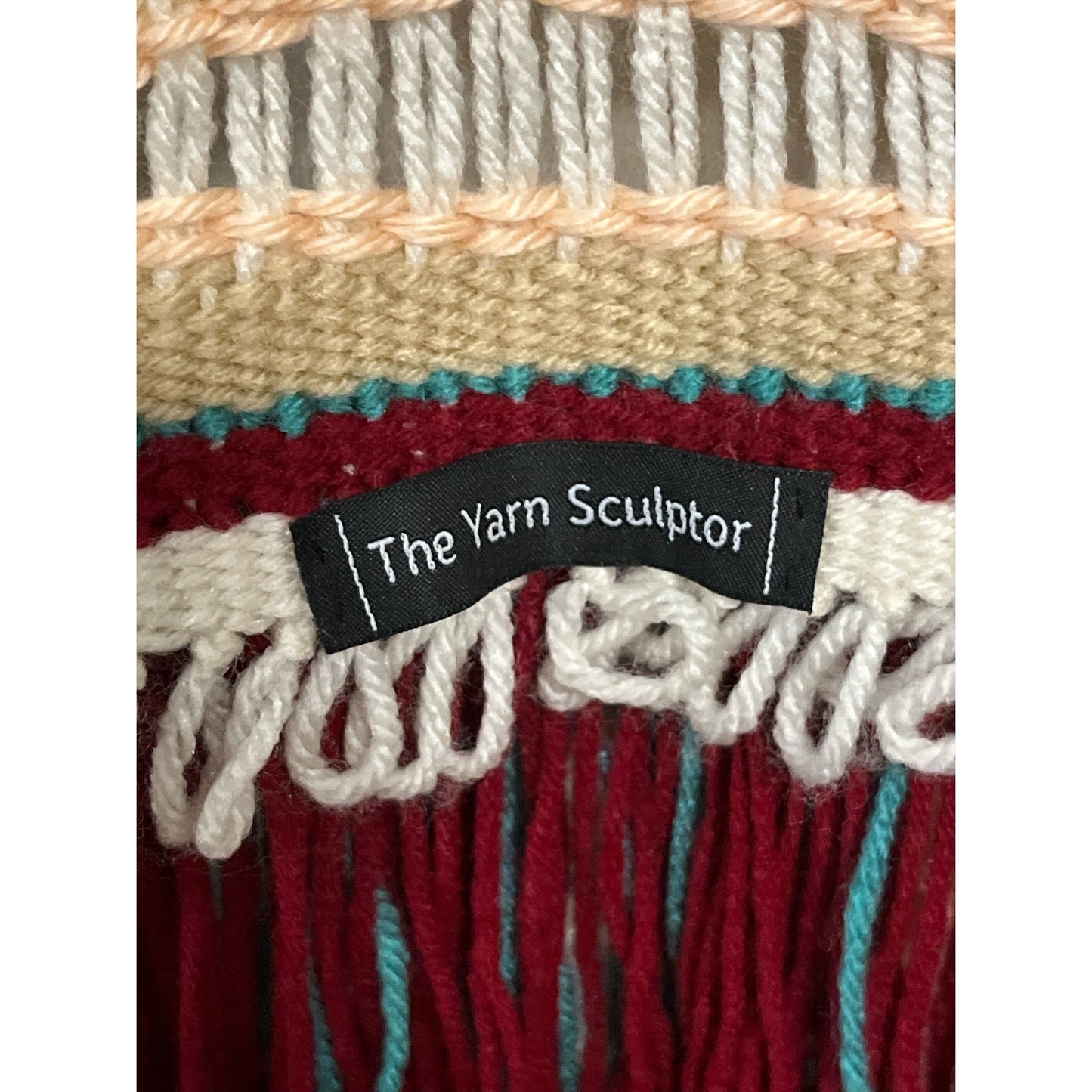 The Yarn Sculptor Hand Woven Wall Hanging Textile Art Organic Fiber Boho Decor