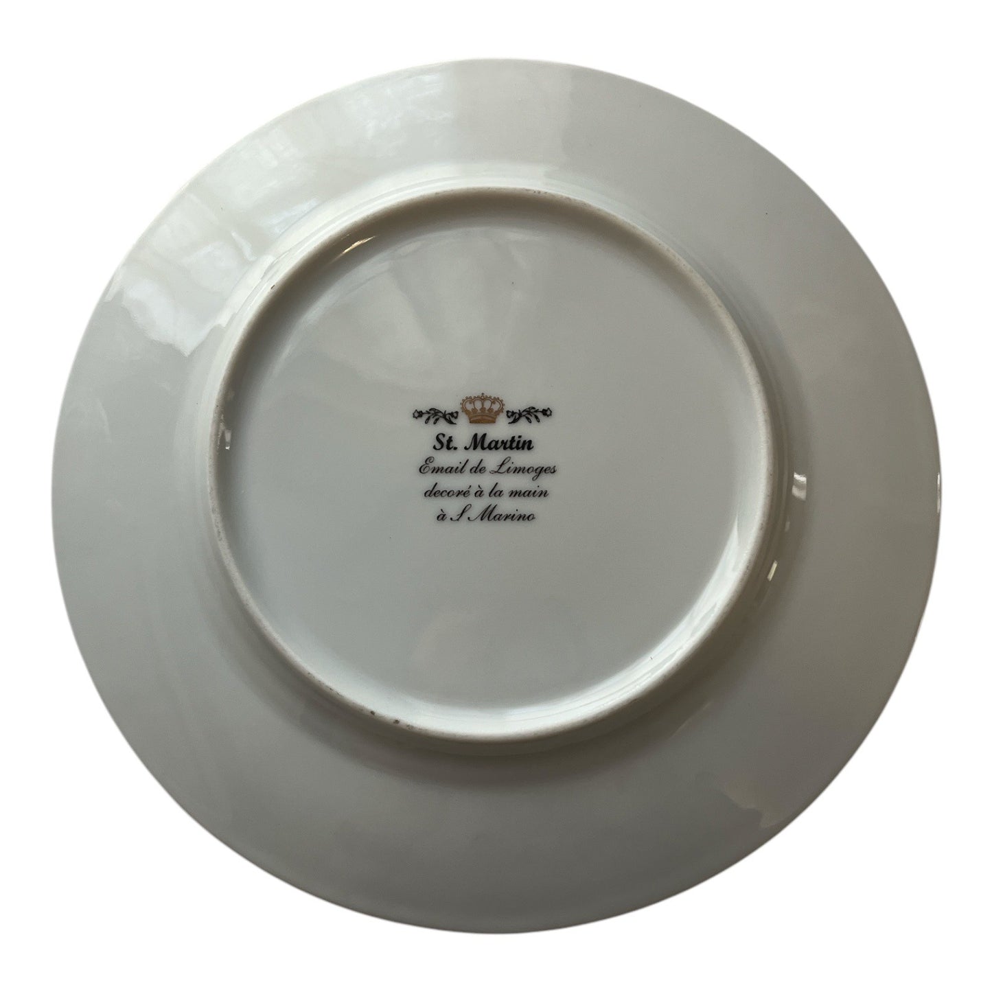 Limoges St Martin Paris Collector Plate – Victorian Woman Hat Design (1876)