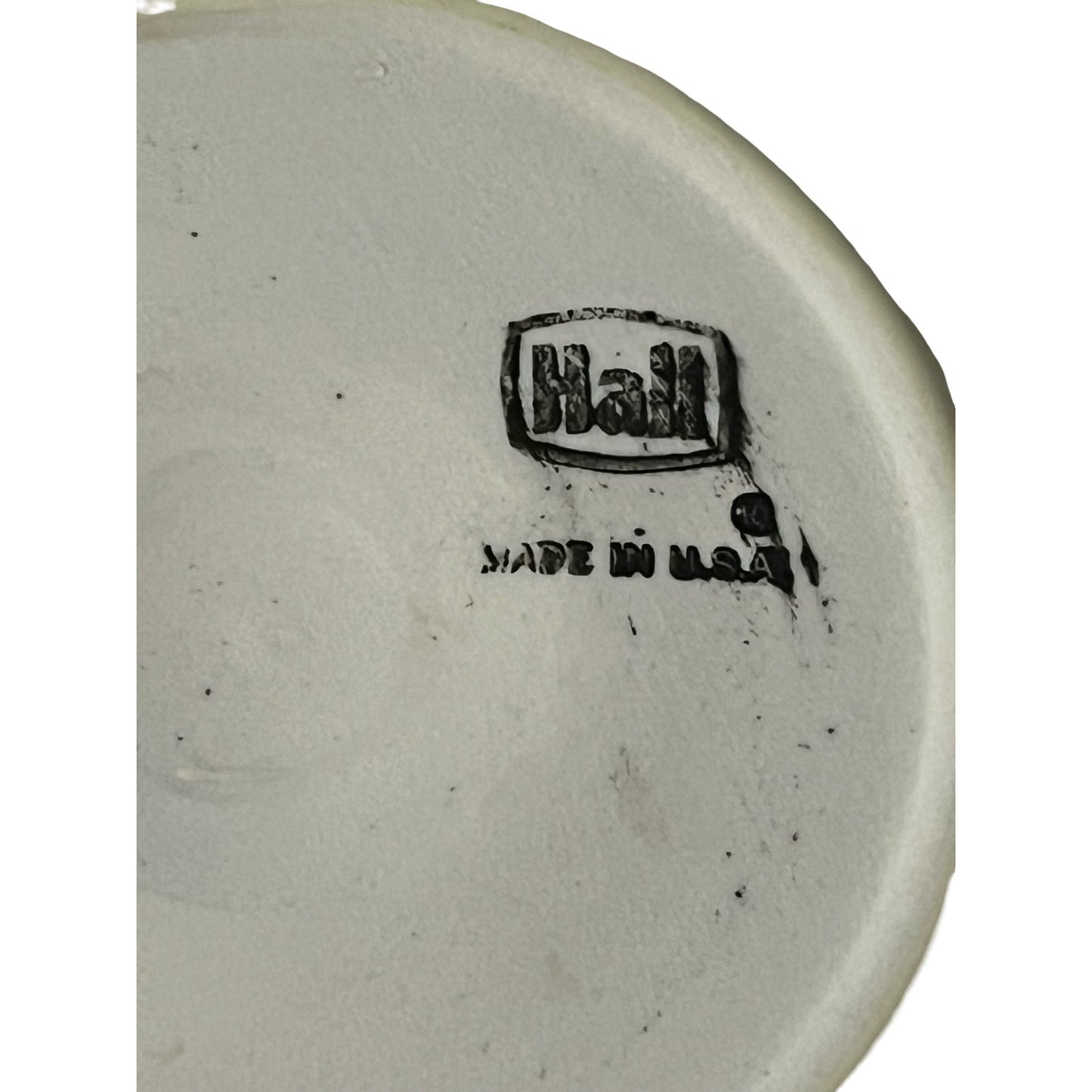Vintage Hall USA Seaview Country Club Candlestick Holder Ashtray Cream Ceramic NJ