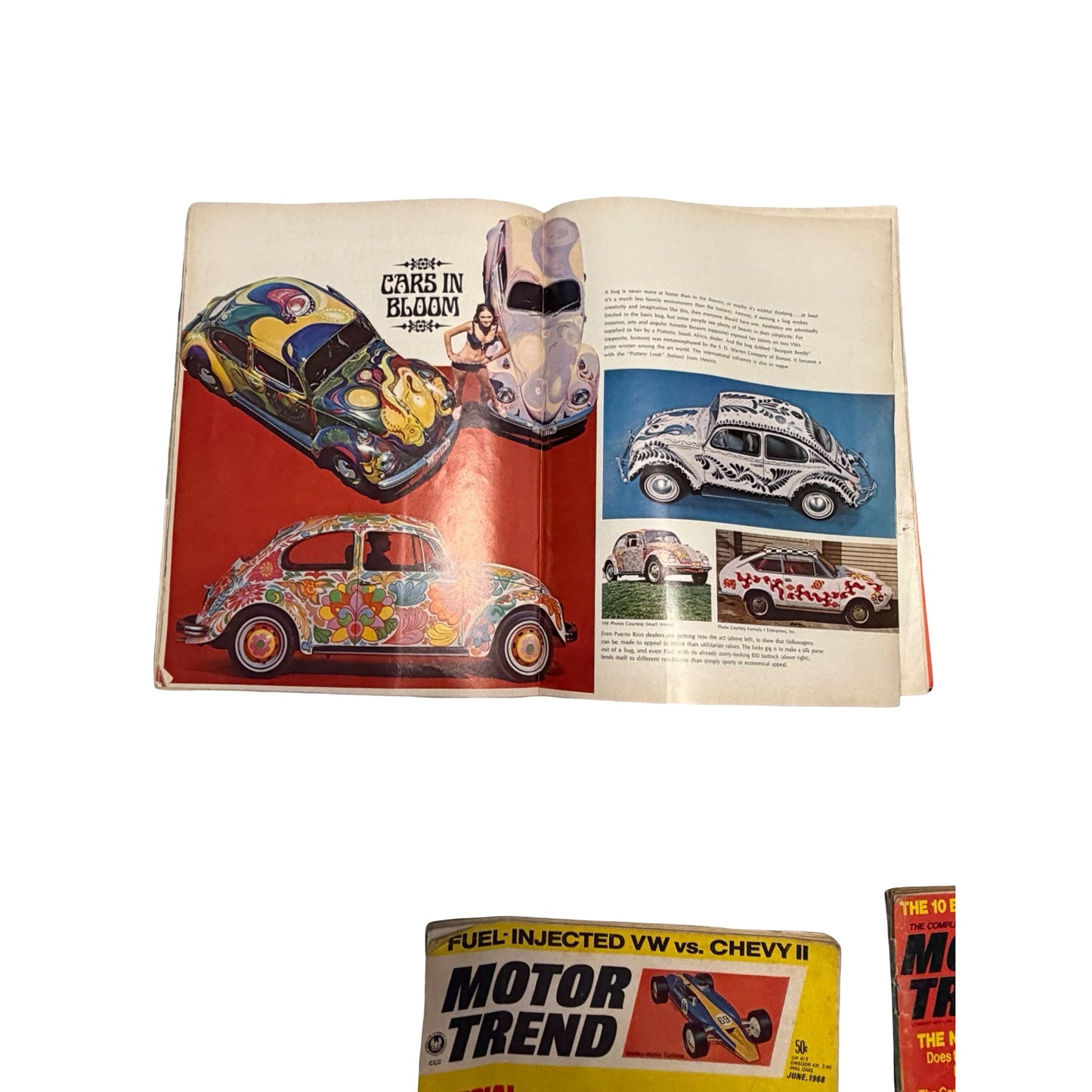 Vintage Motor Trend Magazine Lot 1968 1969 1974 Muscle Cars Ads Toyota Honda Porsche Road Runner