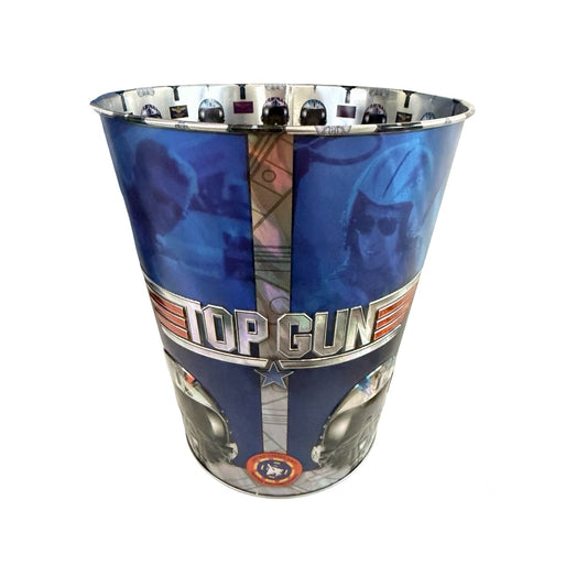 Top Gun Maverick Metal Popcorn Bucket 130 oz Movie Theater Promo Tin Snapco