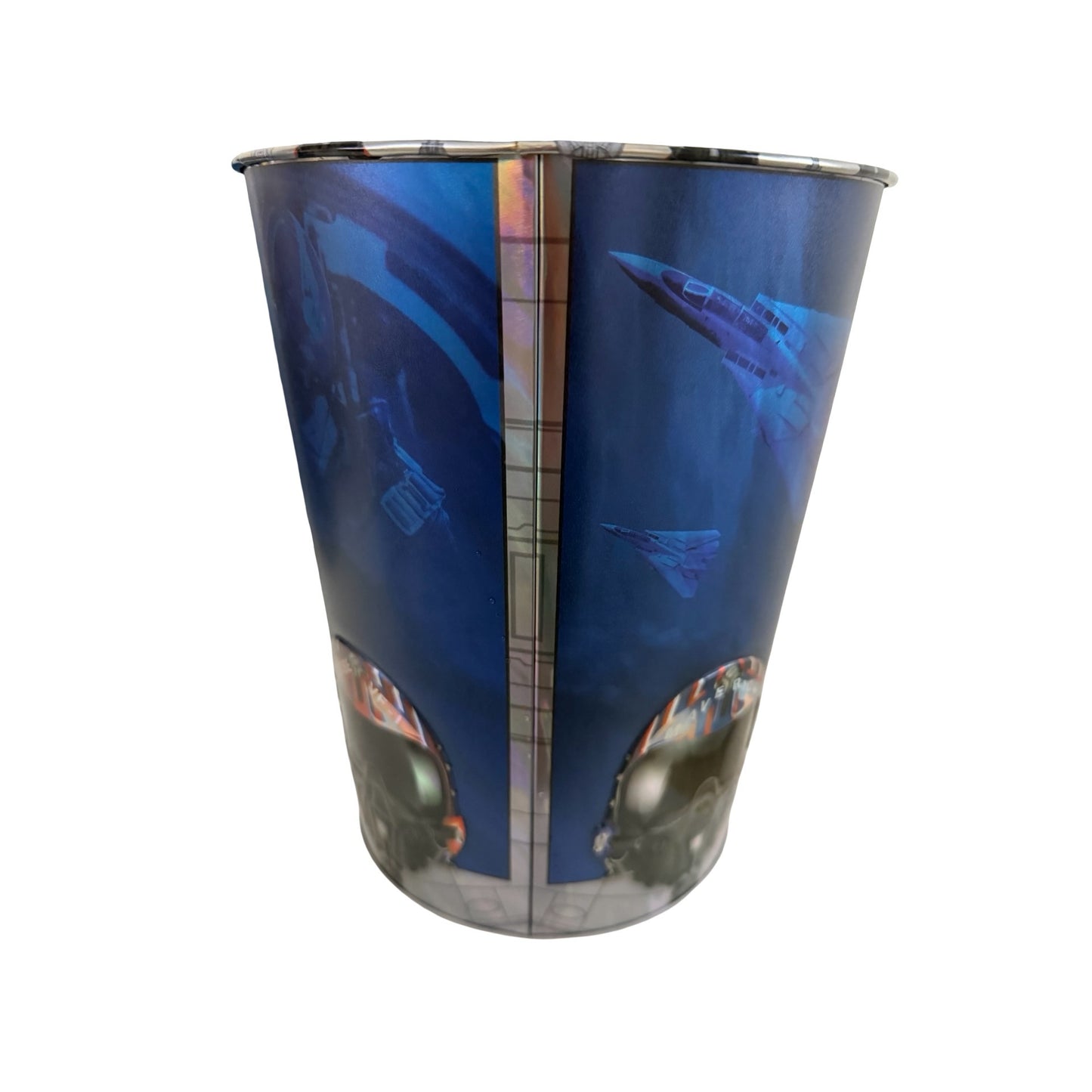 Top Gun Maverick Metal Popcorn Bucket 130 oz Movie Theater Promo Tin Snapco