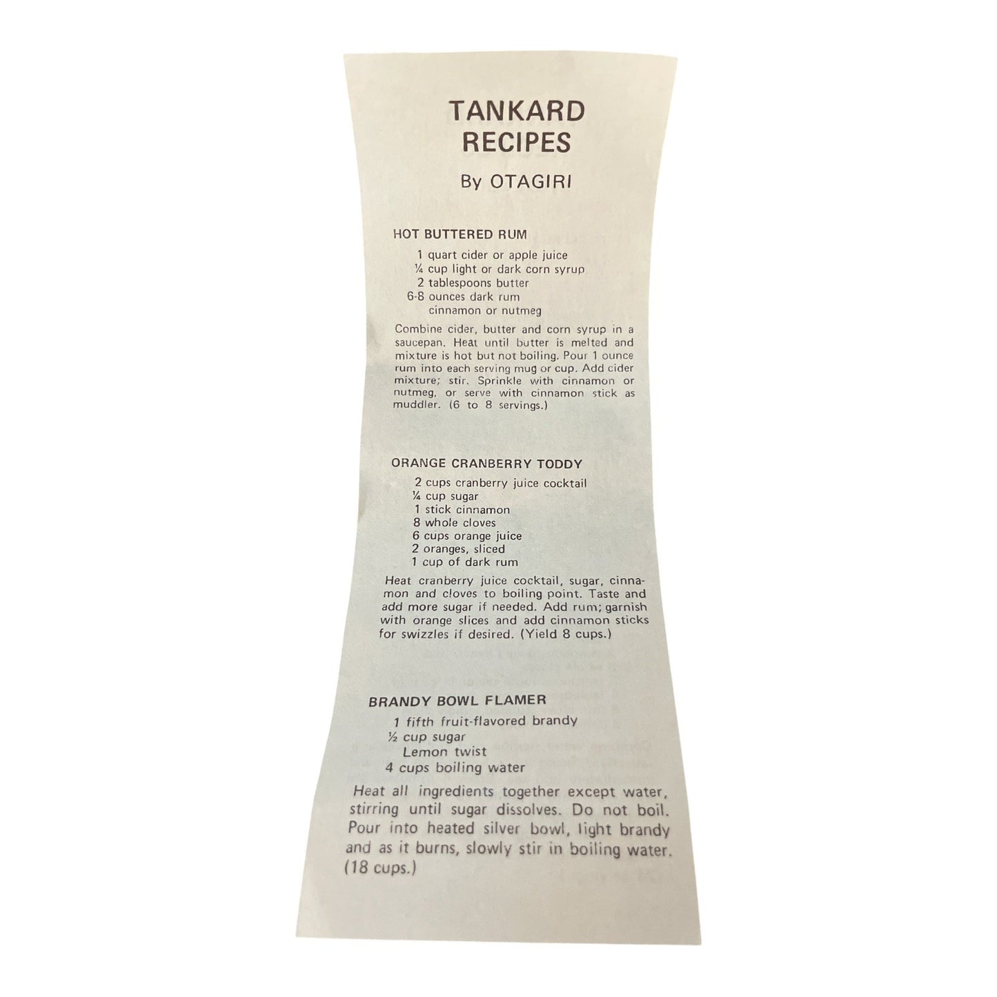 Vintage Otagiri Sailboat Tankard Mug with Recipe Cards – Handcrafted in Japan – Nautical Ceramic Coffee Cup