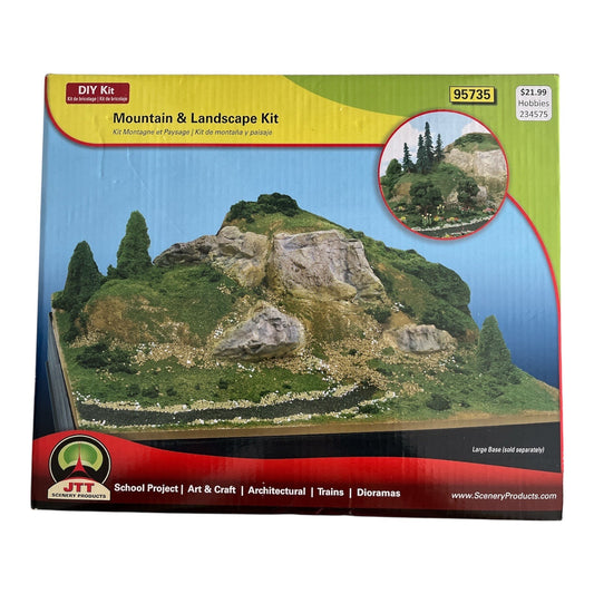 JTT Mountain & Landscape Kit #95735 – DIY Diorama Scenery – 2010s