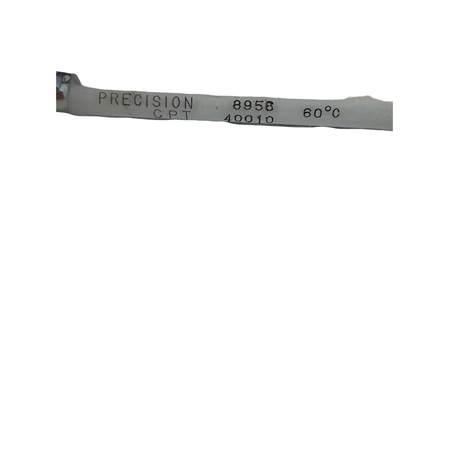Precision CPT 8958 40010 60°C Glass Temperature Probe Sensor with Wire Lead