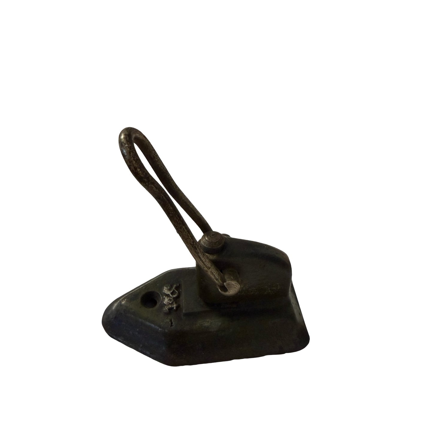 Antique Cast Iron No 59 One Hole Paper Punch Desk Mount Office Tool Working