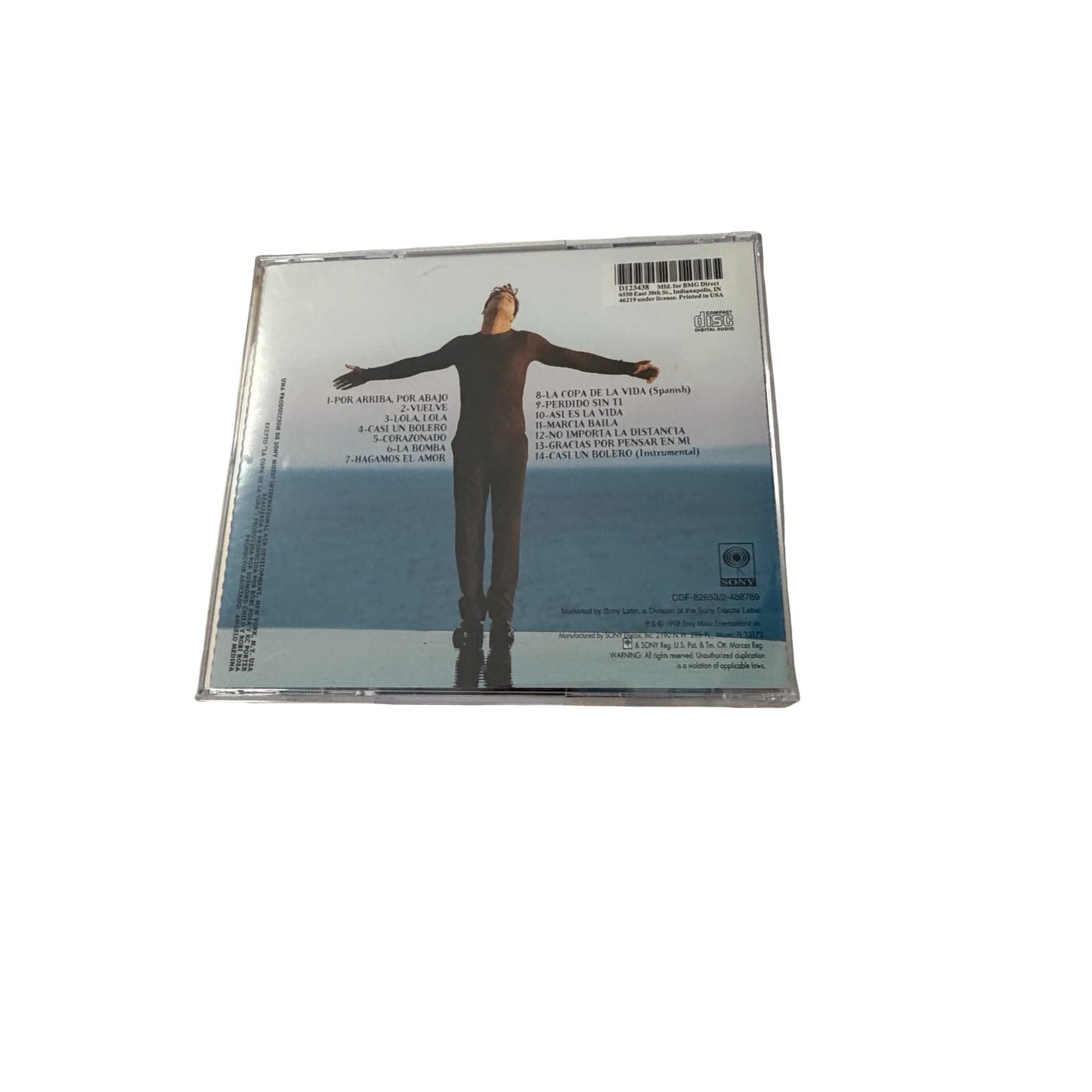 Ricky Martin Vuelve CD 1998 Sony Latin Spanish Pop Album Complete Jewel Case