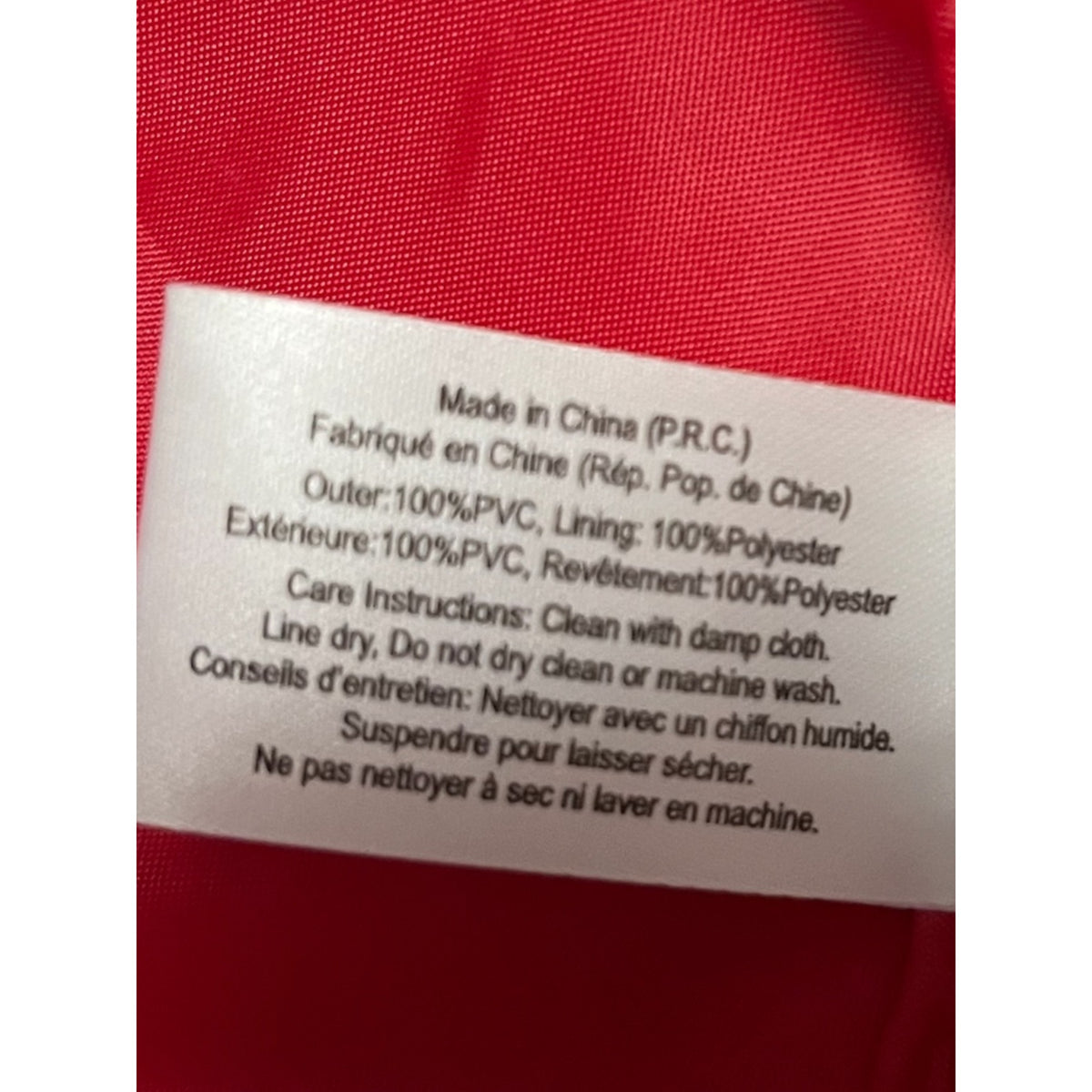 Elizabeth Arden New York Red Oversized Tote Bag Shoulder Bag 19"