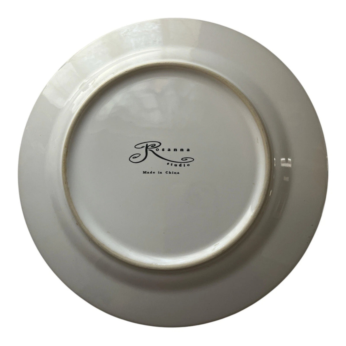 Rosanna Studio Paris A La Mode Eiffel Tower Dessert Plates Set of 3 8 Inch