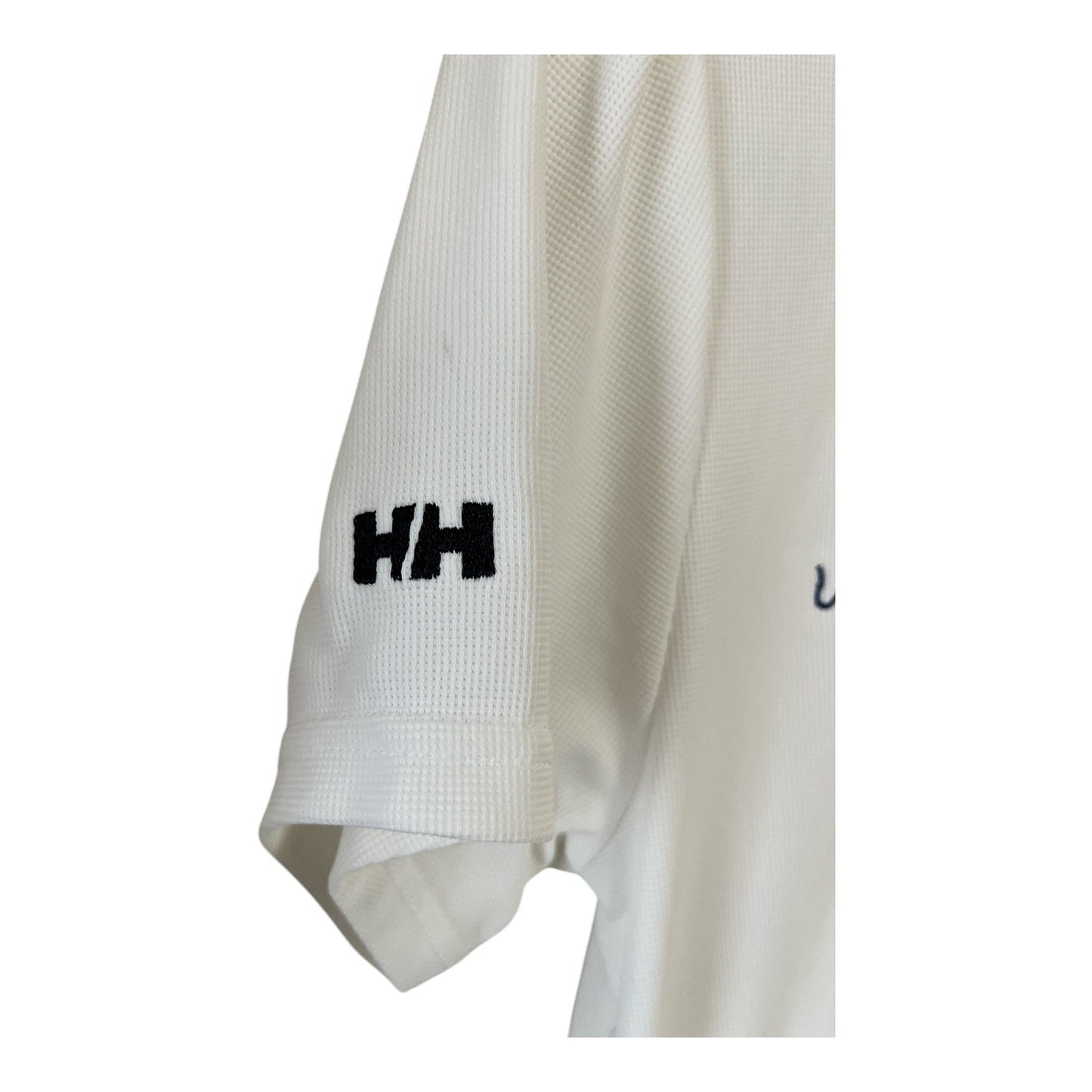 Helly Hansen Women’s Polo Shirt Small White TR 2015 Regatta Windfall Embroidered Sailing Top
