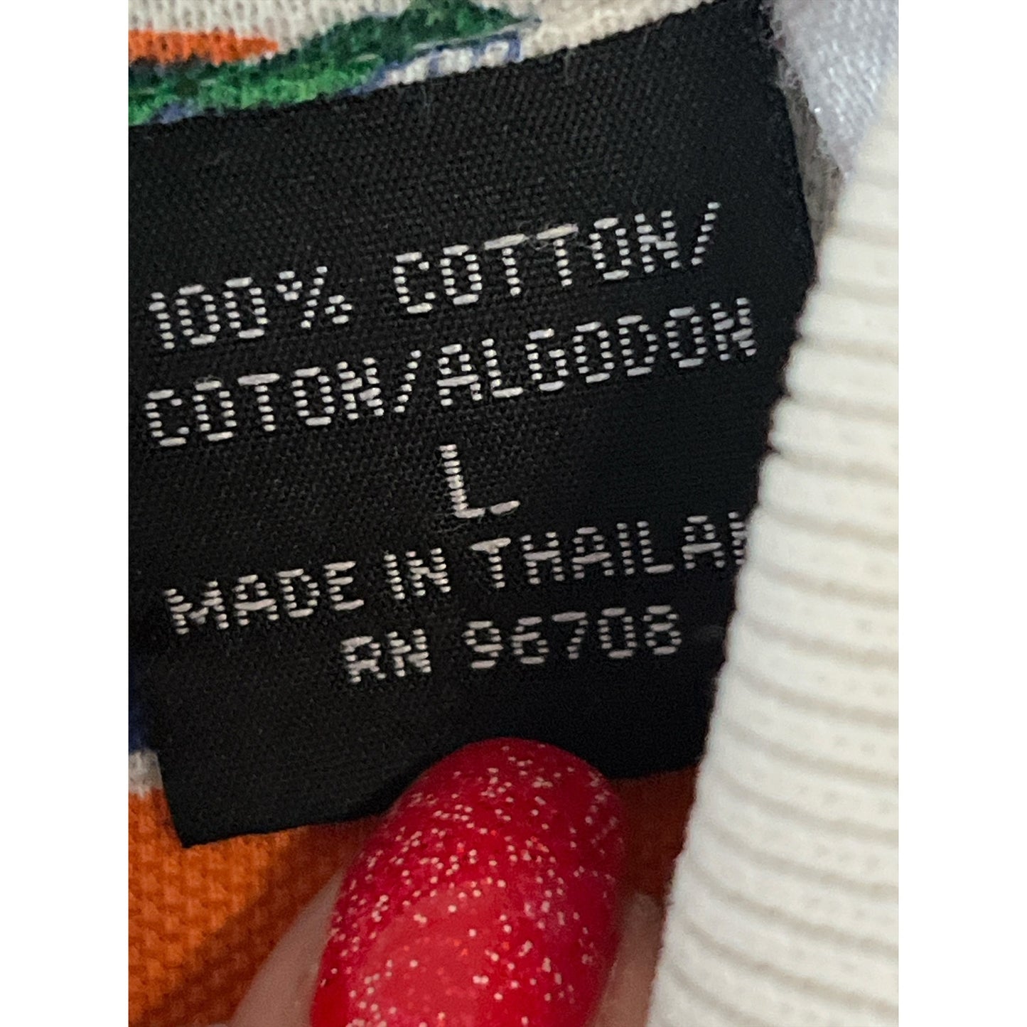 Vintage Florida Gators All Over Print Polo Shirt Chiliwear Cotton NCAA Large