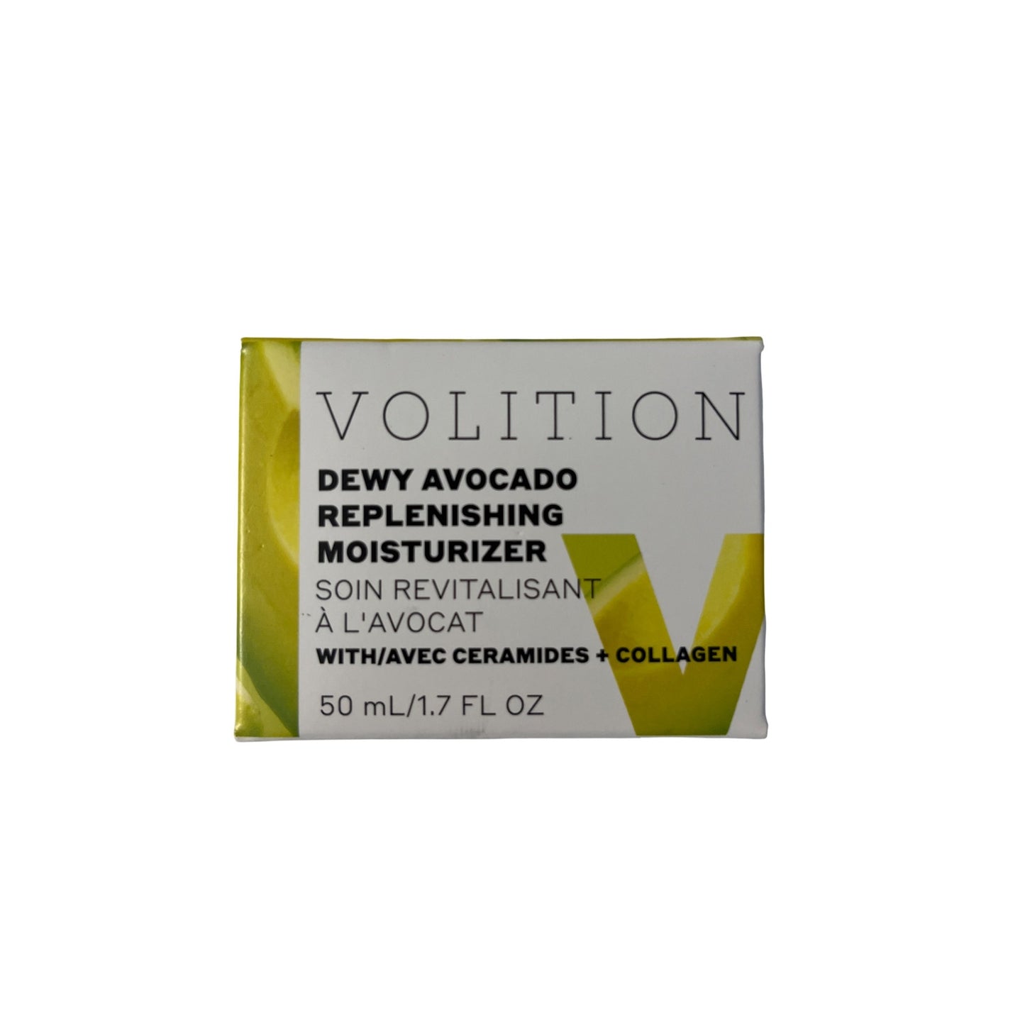 Volition Dewy Avocado Replenishing Moisturizer 1.7 oz Ceramides Collagen Vegan