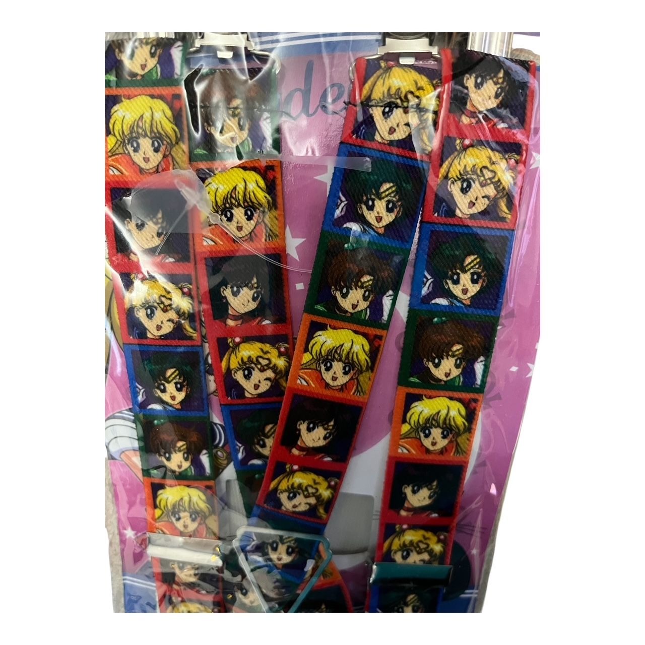 Vintage Sailor Moon Anime Suspenders Deadstock Licensed Hot Topic Era 1990s