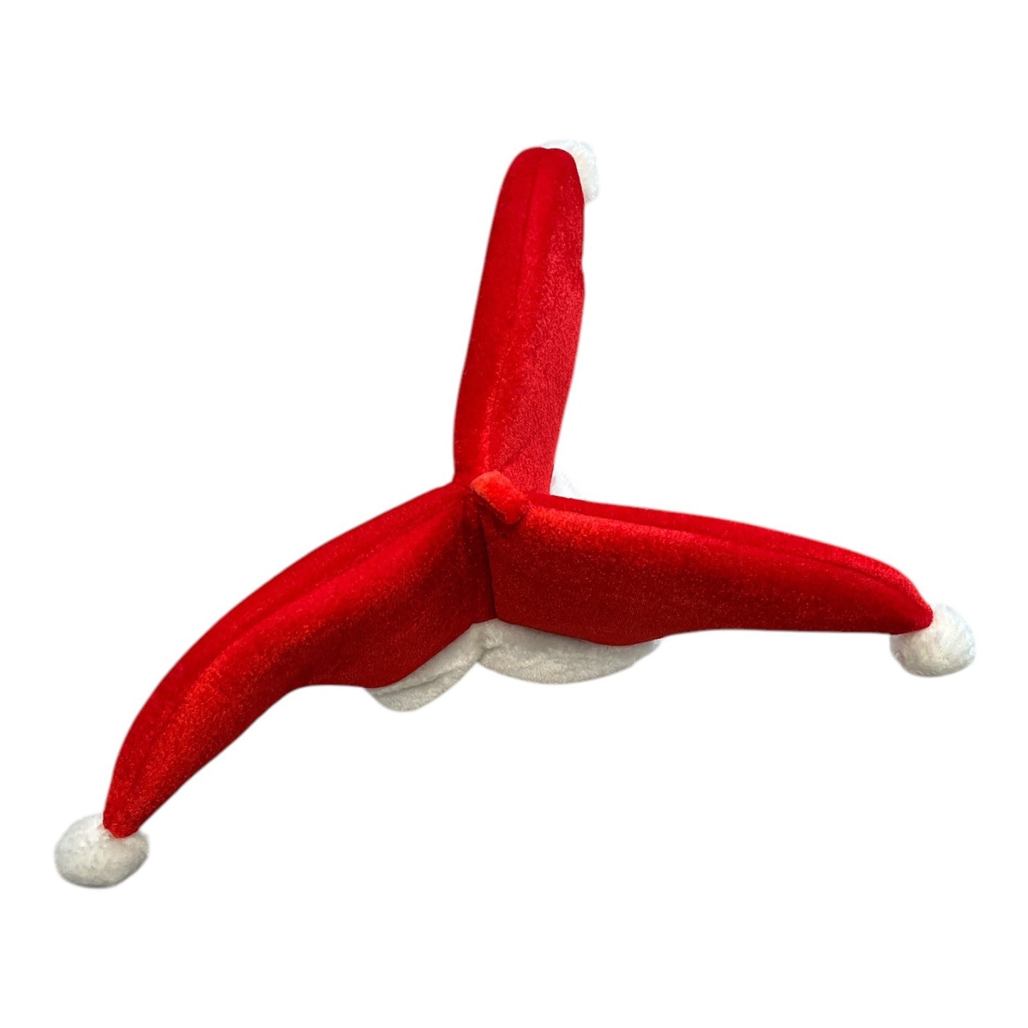 Radio City Music Hall Red Santa Hat with White Faux Fur Trim