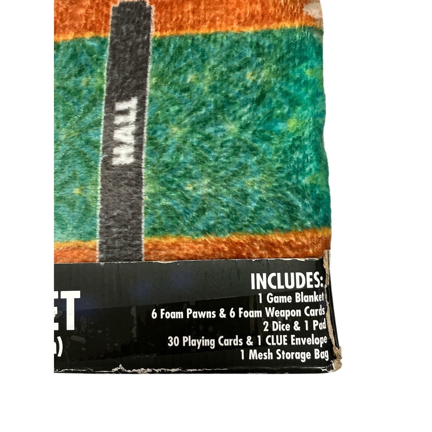Hasbro Clue Game Blanket Board Game Set 60 x 90 Family Game Night