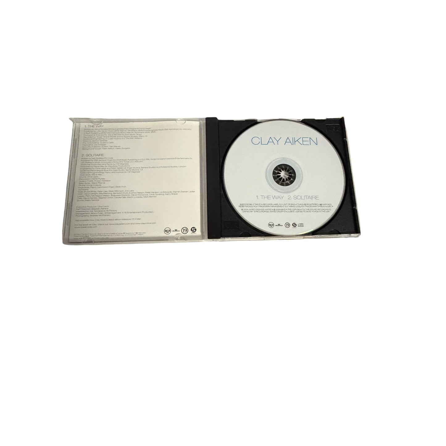 Clay Aiken The Way Solitare CD Single 2004 RCA American Idol