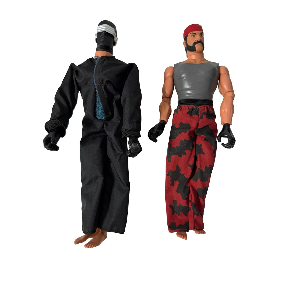 Hasbro GI Joe Snake Eyes Cobra Dreadnok Ripper 12 Inch Action Figure Lot