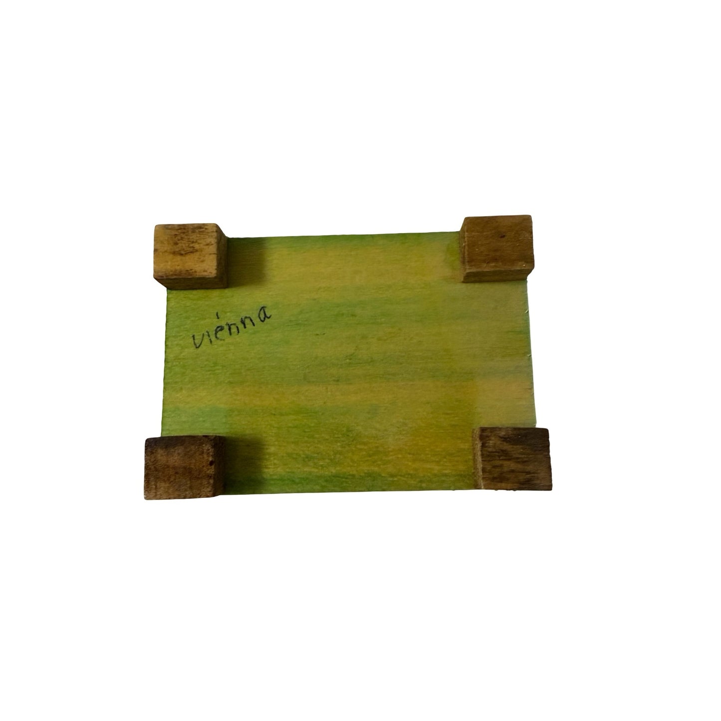 Vintage Vienna Chalet Wooden Trinket Box Handcrafted Cottage Cabin Austria Miniature