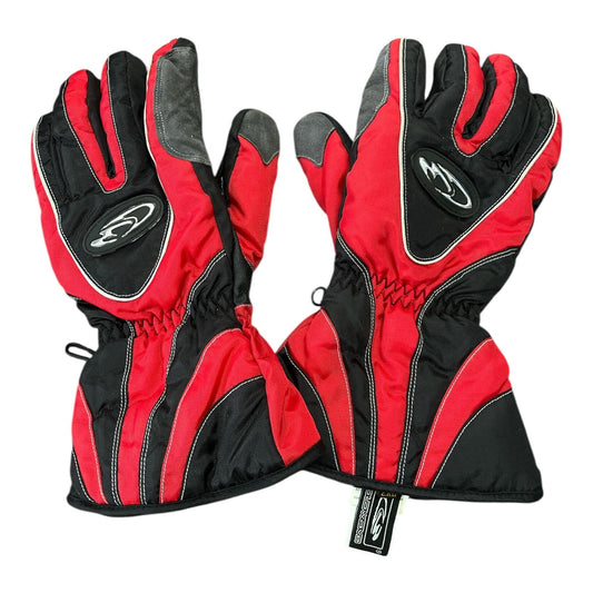 Coldwave Power Skin Polar Cap Gloves – Size 2XL – Waterproof & Insulated – Red/Black