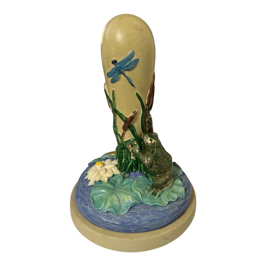 1998 Brown Bag Cookie Art Stamp – Frog Pond No. 32 – Dragonfly & Lily Pads