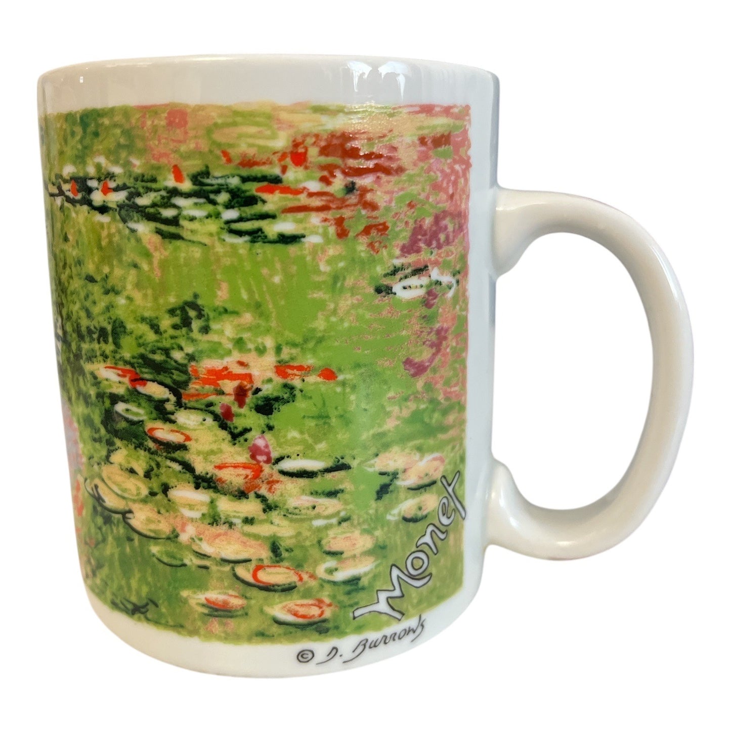 Chaleur Master Impressionists Monet Water Lilies Mug D. Burrows Art Coffee Cup