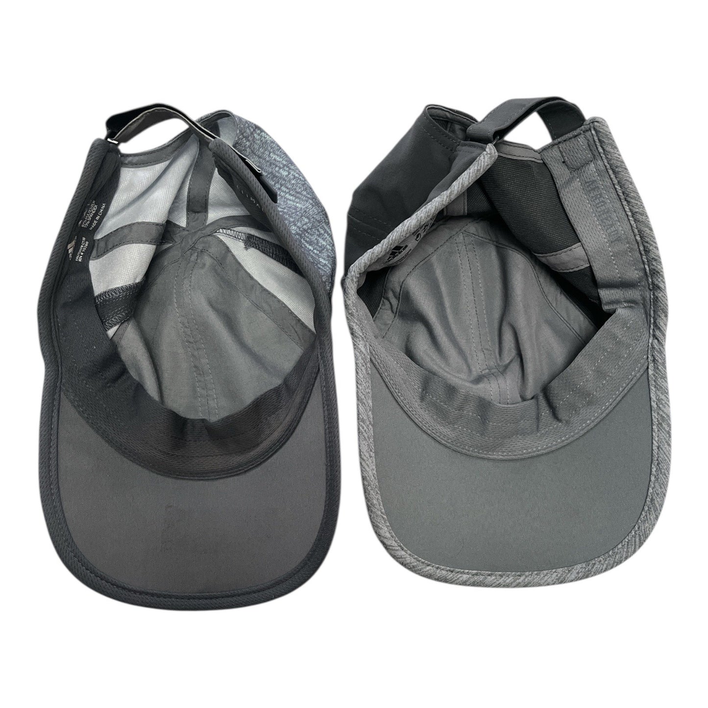 Adidas Aeroready & Climalite Running Caps Adjustable Performance Hats Set of 2