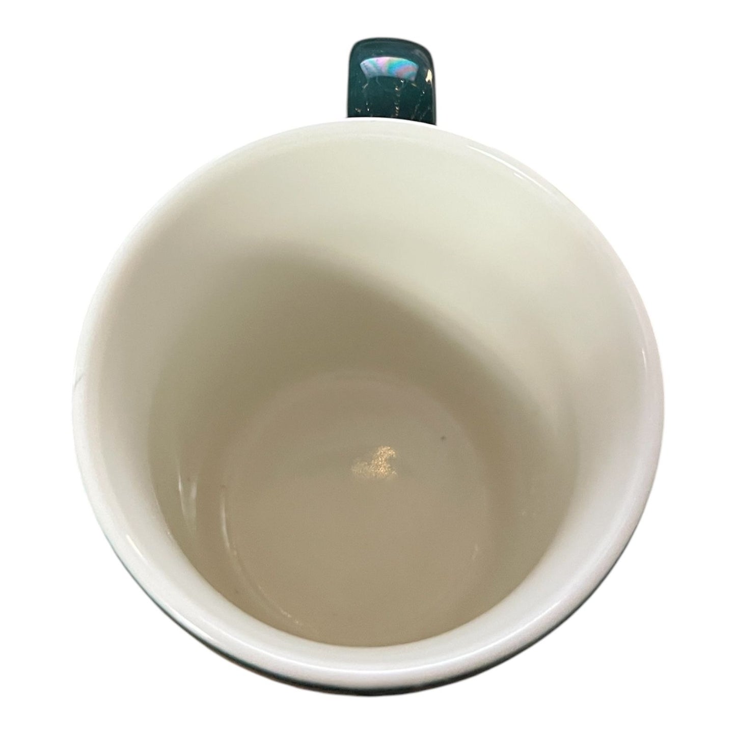 Starbucks 2020 Limited Edition “Thanks” Floral Green Ceramic Coffee Mug by Nestlé – 10 oz (LE)