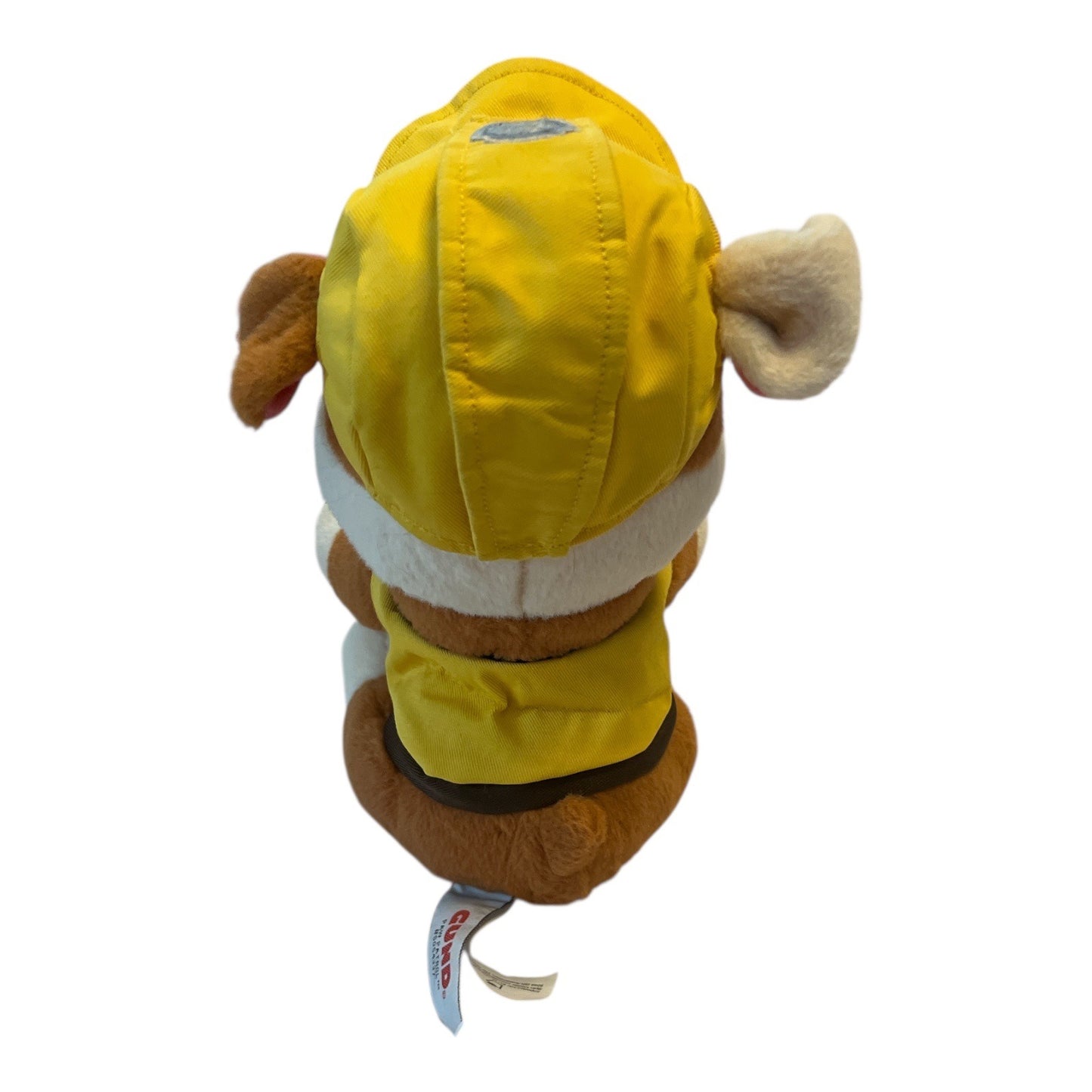 GUND PAW Patrol Rubble Plush 9" Yellow Construction Uniform Stuffed Bulldog
