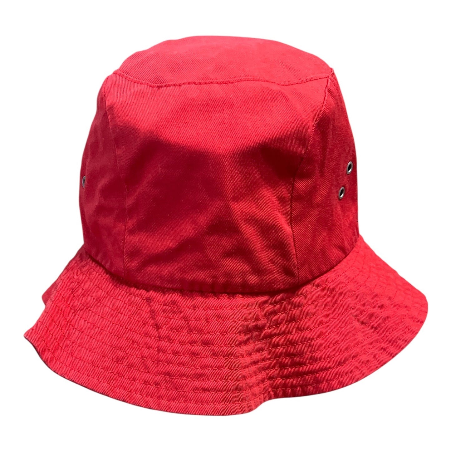 Betmar New York Red Bucket Hat with Grommets and Back Bow – Gently Used