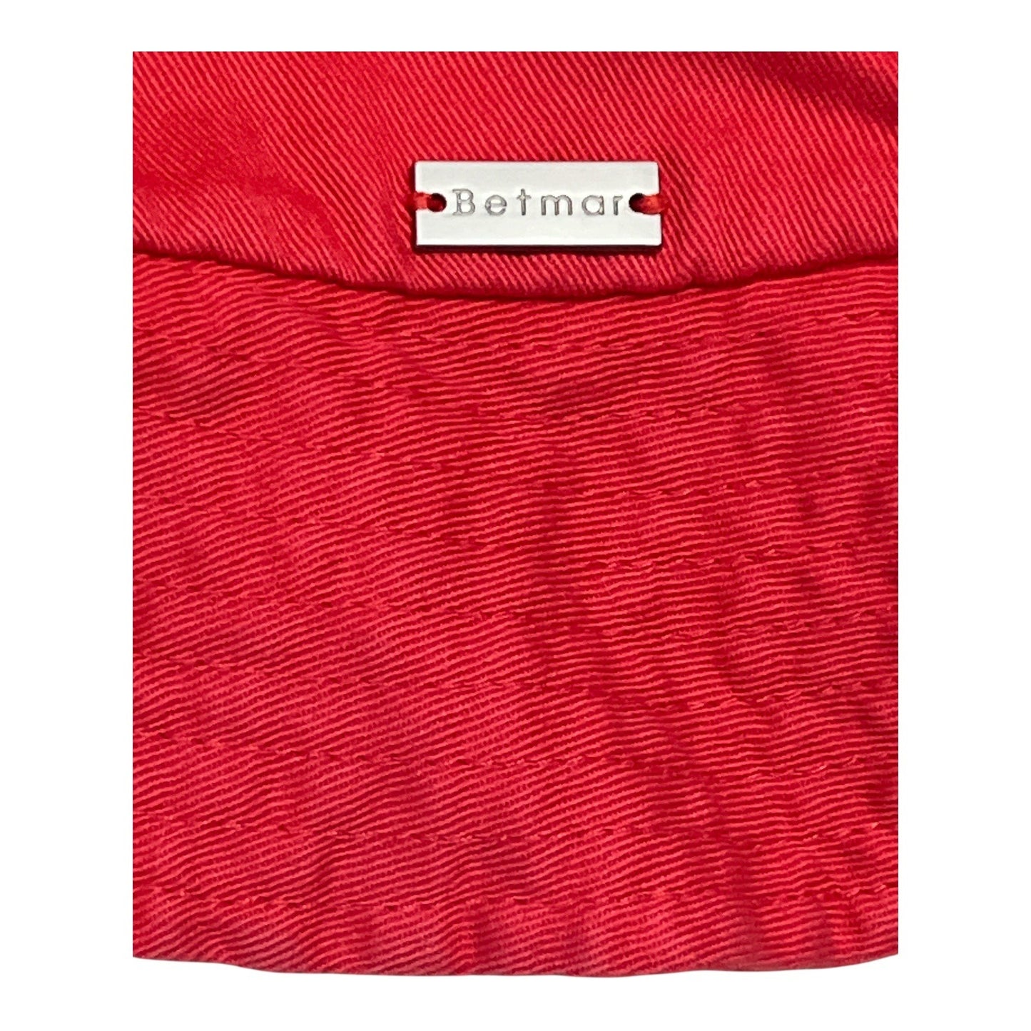 Betmar New York Red Bucket Hat with Grommets and Back Bow – Gently Used