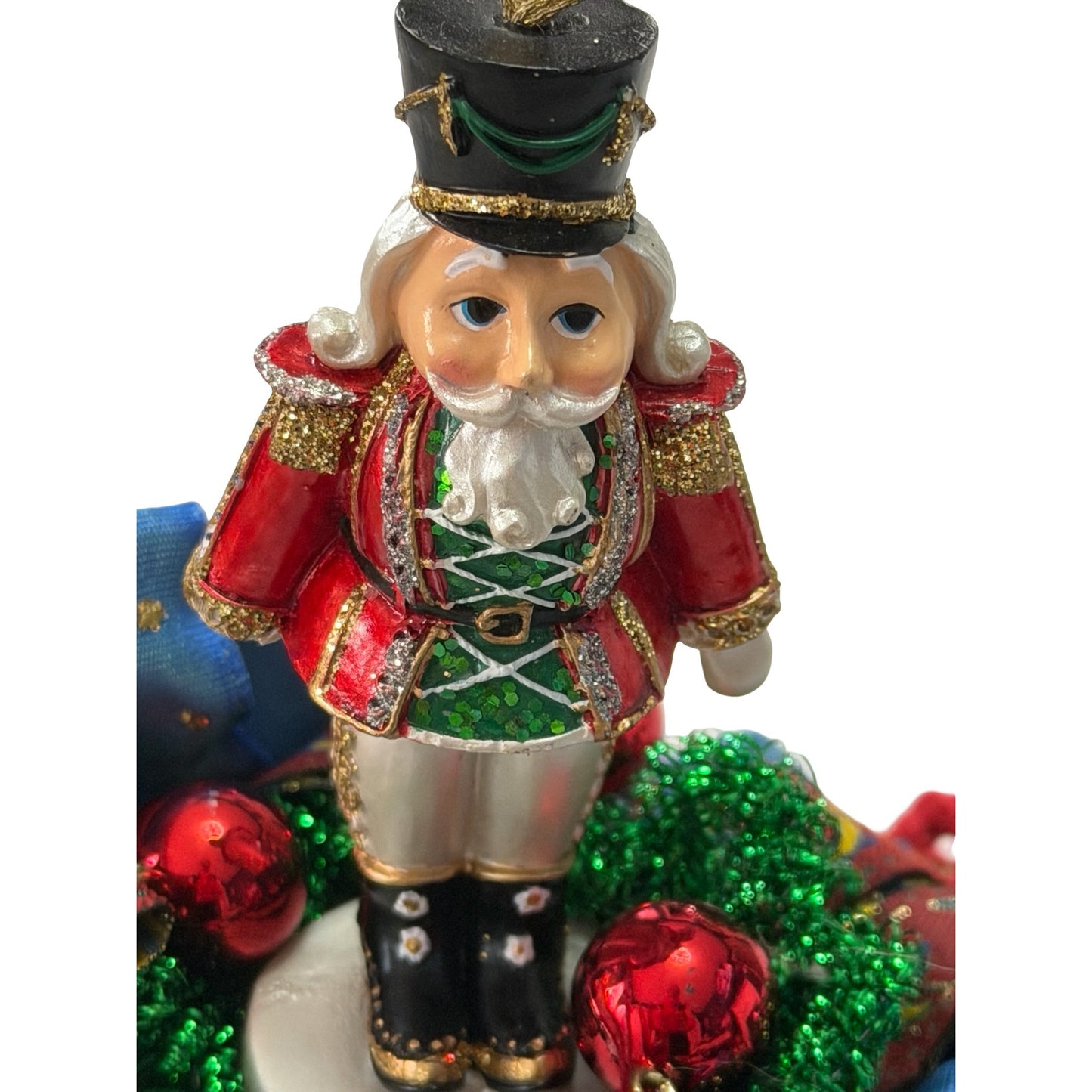Nutcracker Tassel Christmas Ornament Red Blue Green Holiday Tree Decor