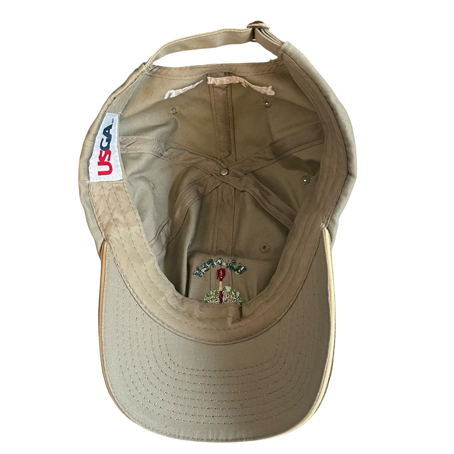 US Open 2013 Merion Golf Hat USGA Member Strapback Cap Khaki Adjustable