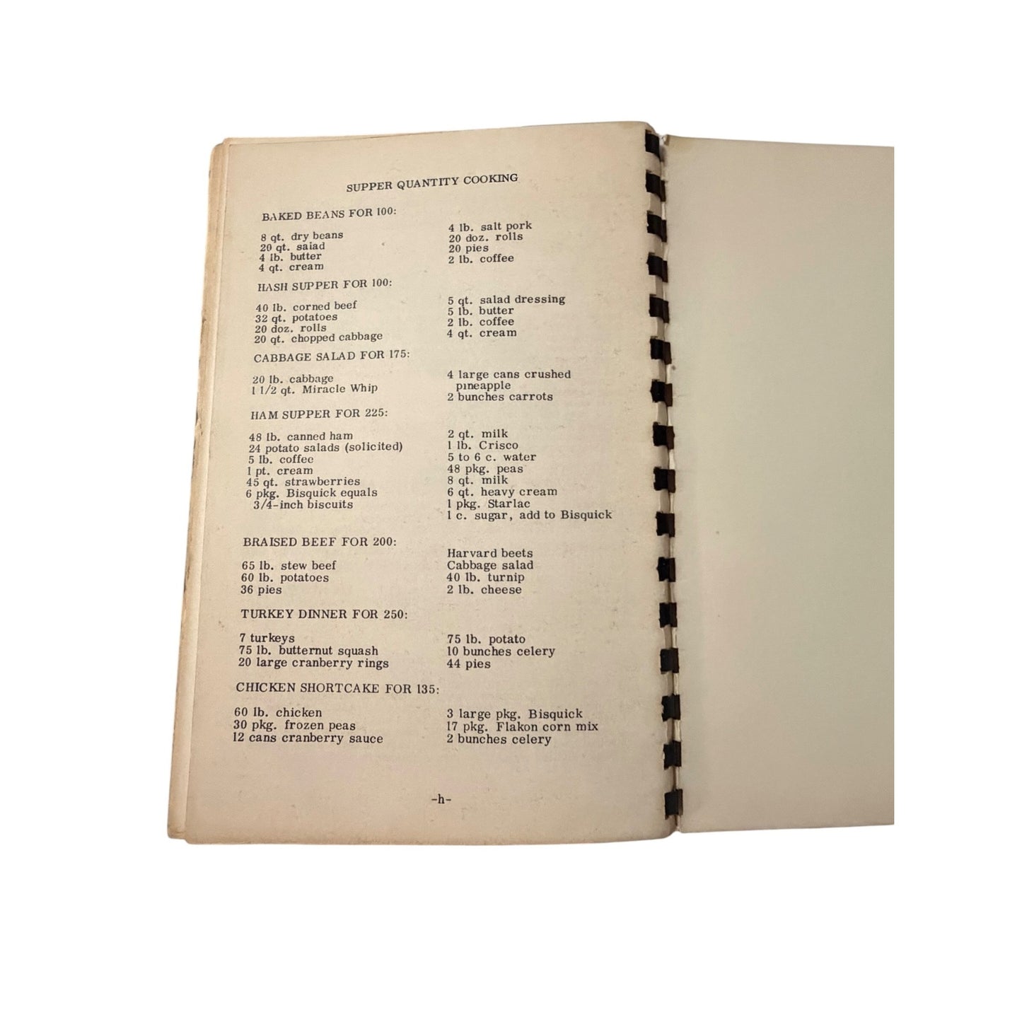 Vintage Cooking Favorites of Huntington Cookbook American Legion Auxiliary Unit 16 West Virginia Spiral Bound