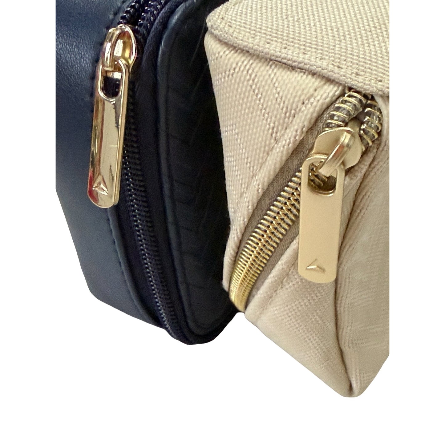 Missoni for Delta Airlines Amenity Travel Cases Set of 2 Navy Cream Chevron