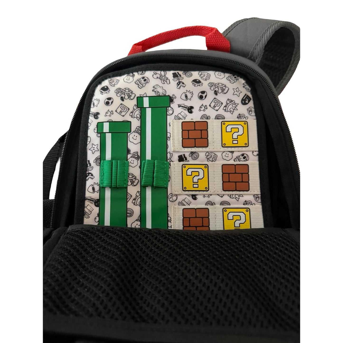 Nintendo DS Super Mario Travel Carry Case Shoulder Bag PowerA Red Gray Mario Organizer