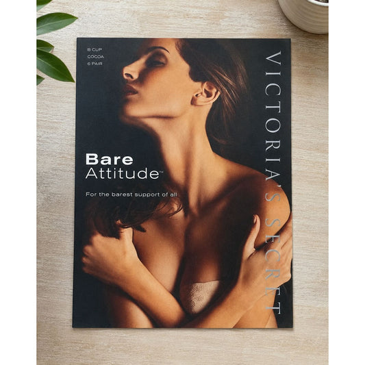 Victoria's Secret Bare Attitude Adhesive Bra Cups B Cup Cocoa 6 Pair NIP USA