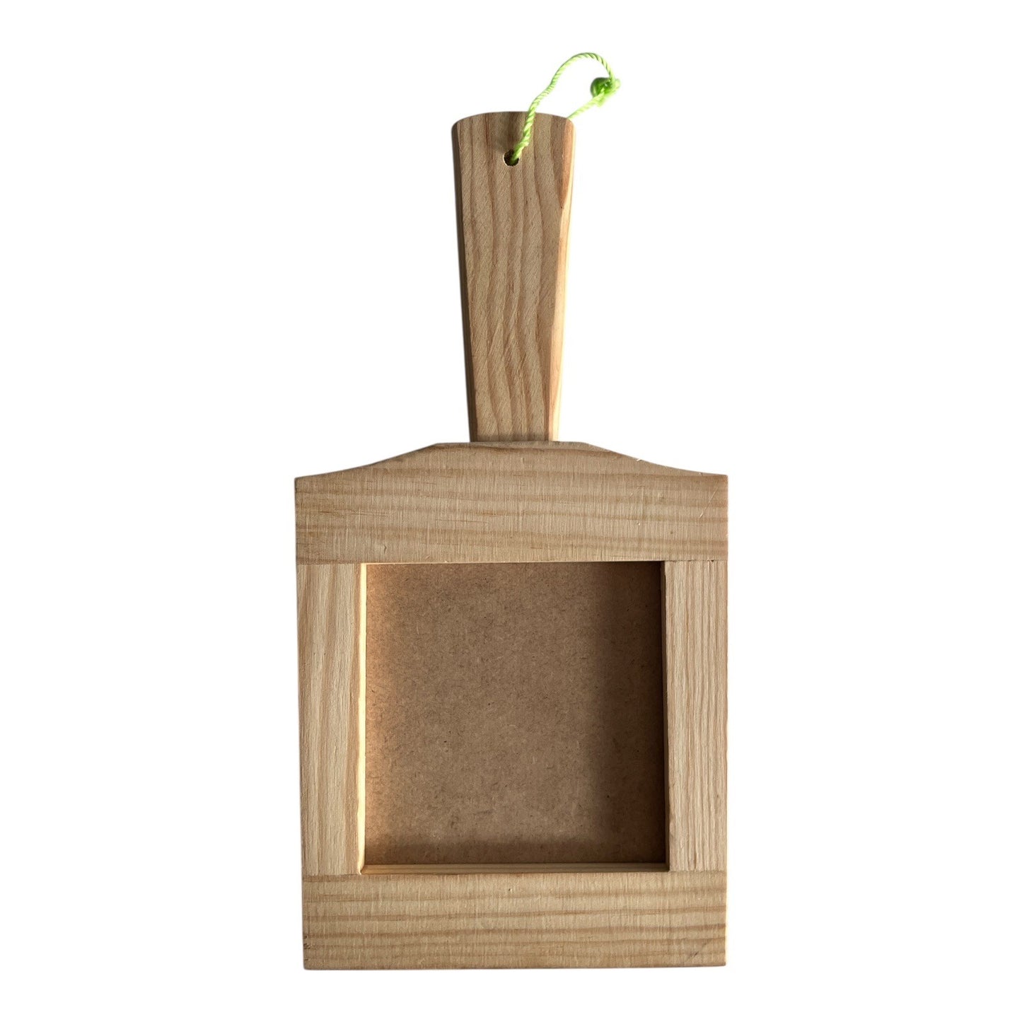 Portugal Wood Tile Art Souvenir Wall Hanging Rooster Floral Design 11.5x6