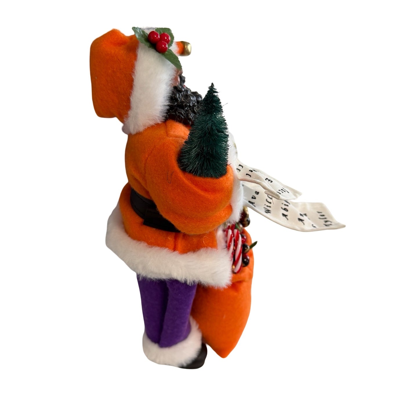 Santa’s Workshop Clemson Tigers Santa Figurine 12” Handcrafted Collectible $65 Retail