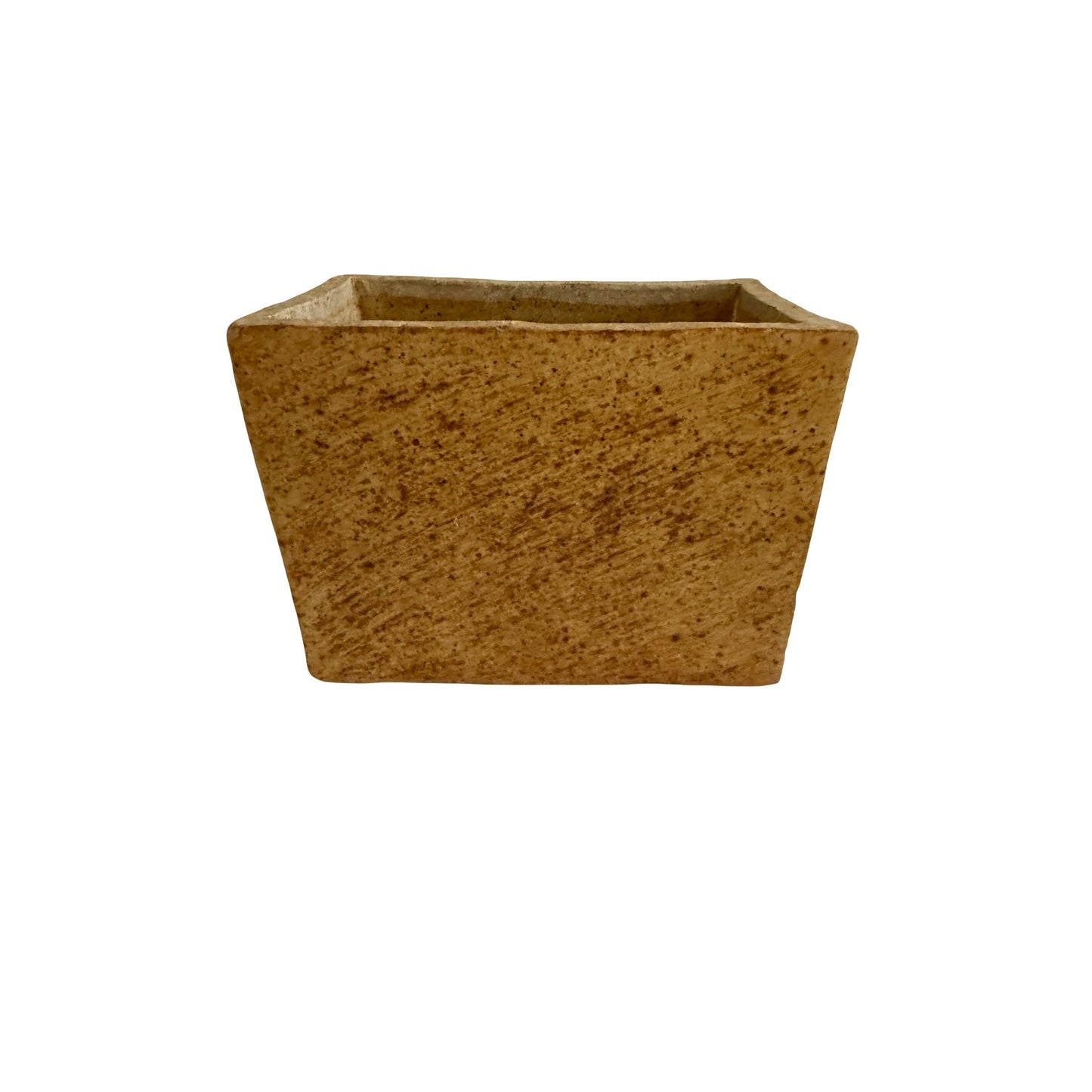 Vintage Handmade Pottery Recipe Box Rustic Studio Pottery Kitchen Organizer