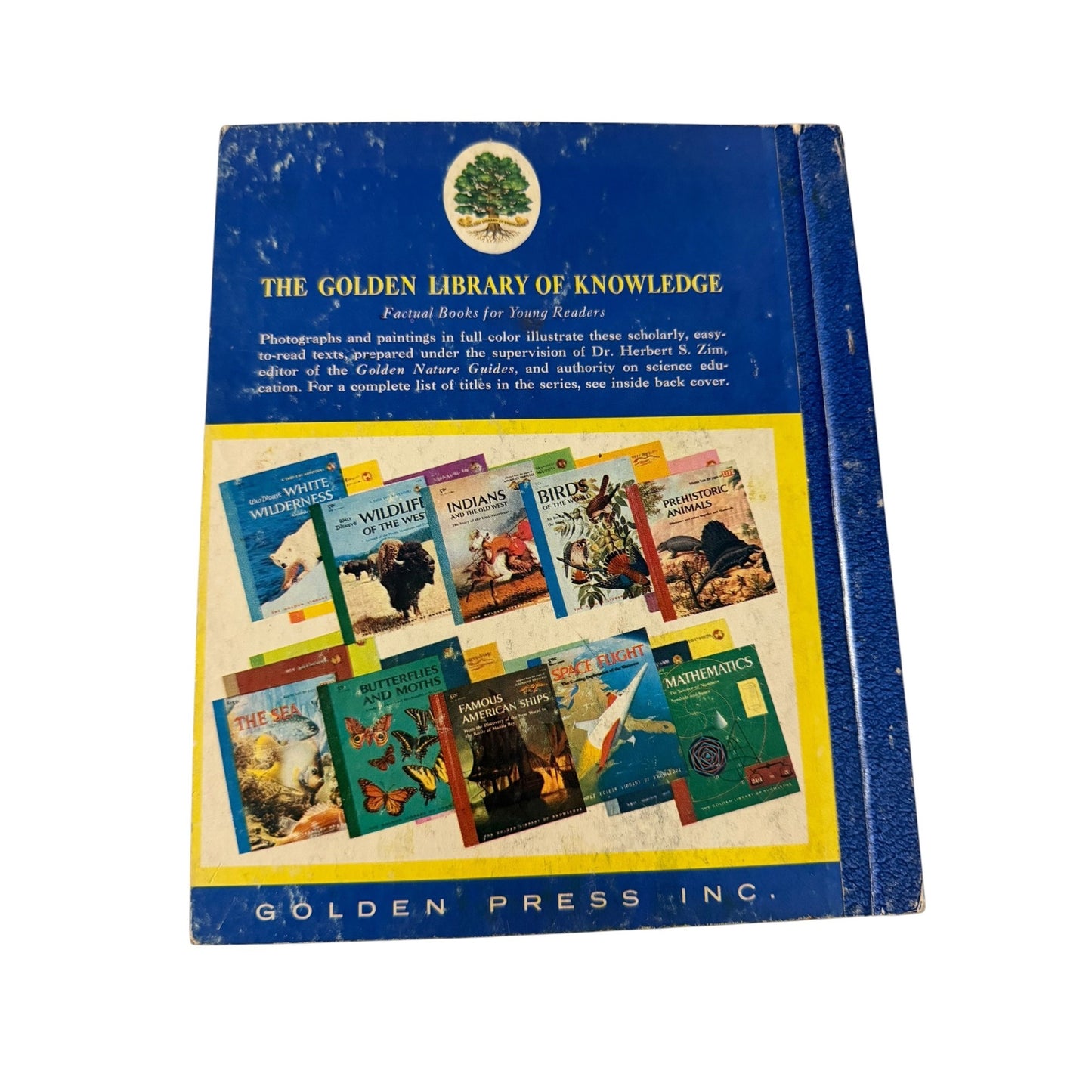 Vintage 1959 Golden Library of Knowledge The Moon Our Neighboring World Hardcover Otto Binder Space Book