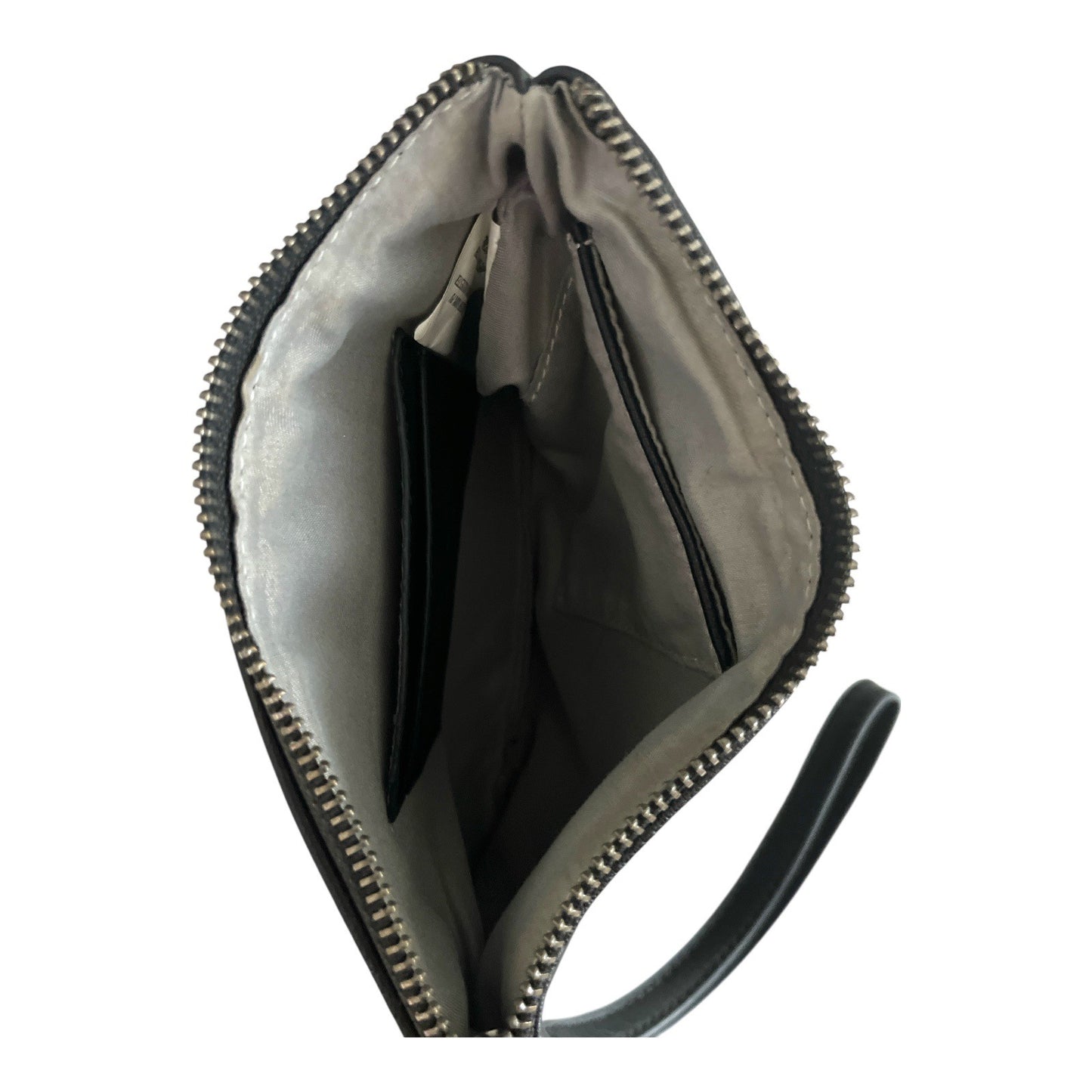Plug and Tote Black Studded Wristlet Clutch Bag – Faux Leather 2016