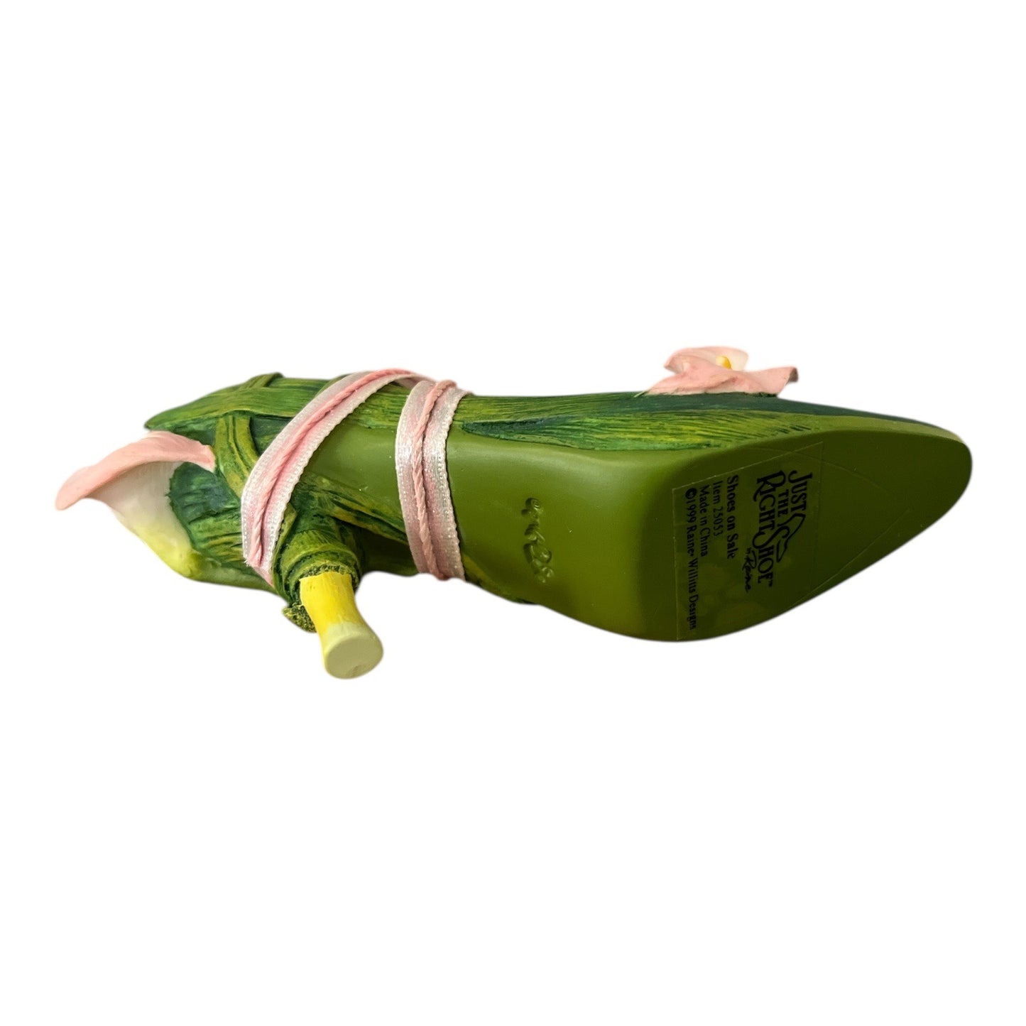 Just the Right Shoe by Raine – "Shoes on Sale" Calla Lily Figurine – 1999 with Original Box