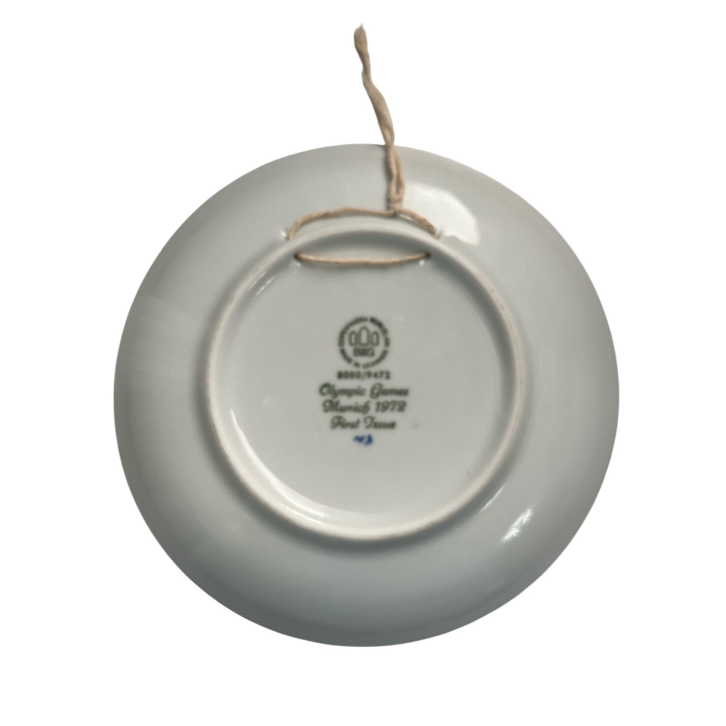 Bing & Grøndahl Munich 1972 Olympic Games Plate – Olympiade Torch – First Issue