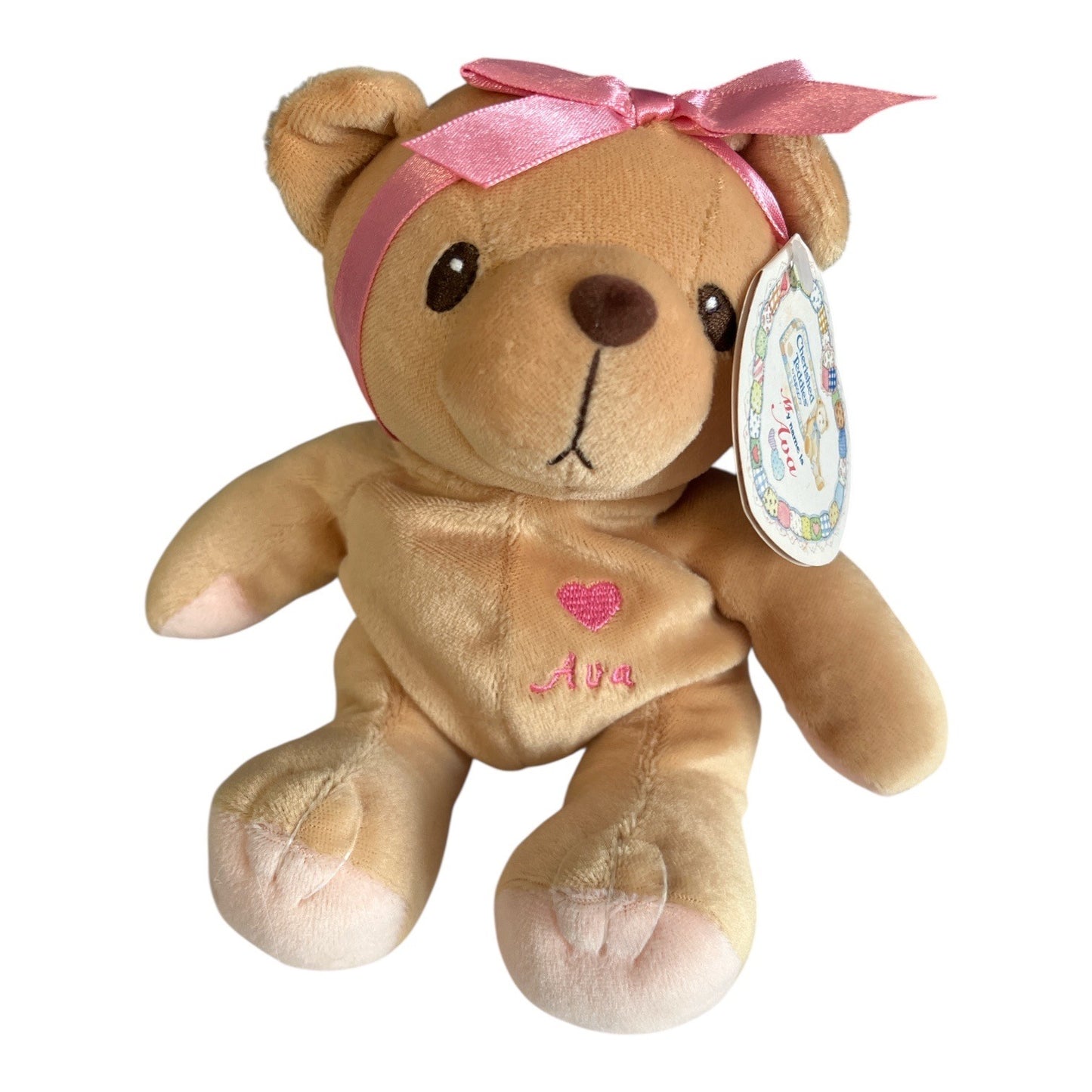 Vintage Cherished Teddies Ava Mini Bean Bag Plush Bear Enesco 1998