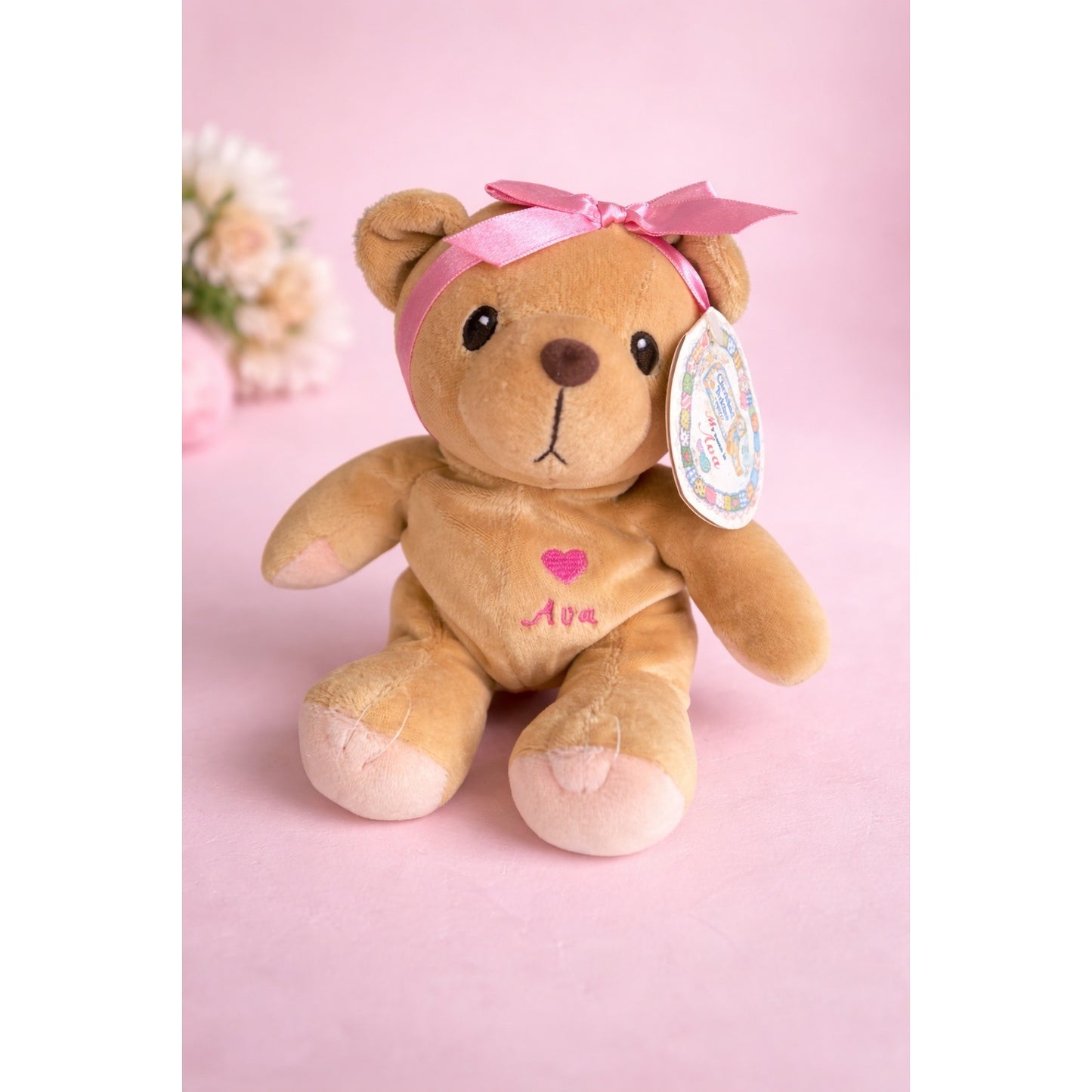Vintage Cherished Teddies Ava Mini Bean Bag Plush Bear Enesco 1998