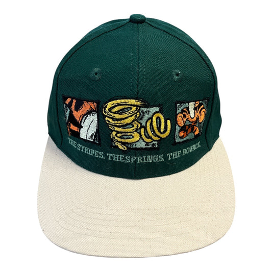 Vintage 90s Disney Tigger Snapback Hat by Mickey, Inc. – "The Stripes, The Springs, The Bounce" – Made in Taiwan