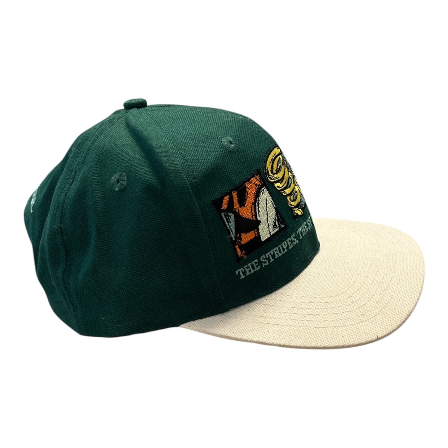 Vintage 90s Disney Tigger Snapback Hat by Mickey, Inc. – "The Stripes, The Springs, The Bounce" – Made in Taiwan
